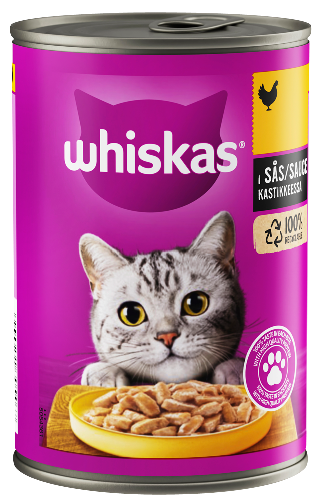 Whiskas® 1+ Chicken Can in Gravy