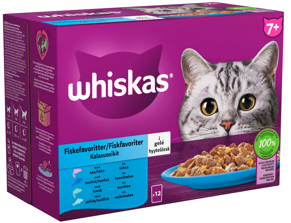 Whiskas® 7+ Fish Selection in Jelly