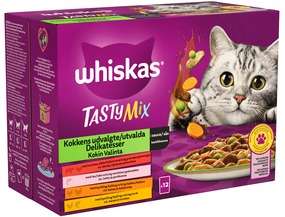 Whiskas® 1+ Tasty Mix Chef's Choice in Gravy